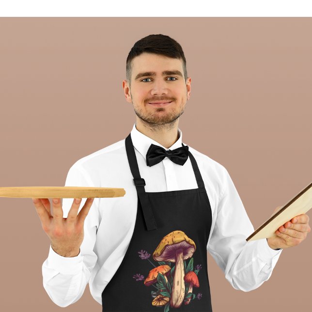 Delantal Personalizado Textos Mushroom Lover Apron (Subido por el creador)