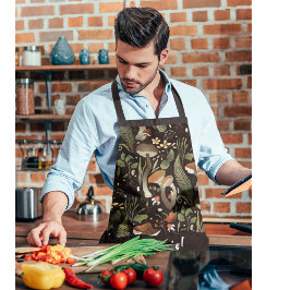 Delantal Personalizado Textos Mushroom Lover Apron