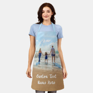 Delantal Personalizado Tu foto y texto Apron Personalizado