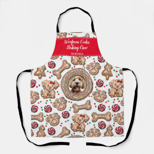 Delantal Personalizado Woofmas Cookie Baking Mascota Perro