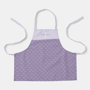 Delantal Personalizados Lazos Sencillos de Color Púrpura pa