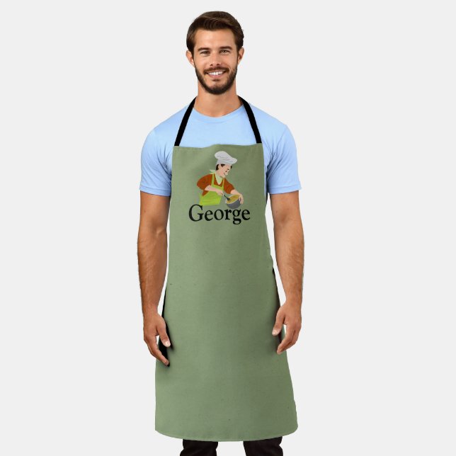 Delantal Personalizados para Hombres (Gastado)
