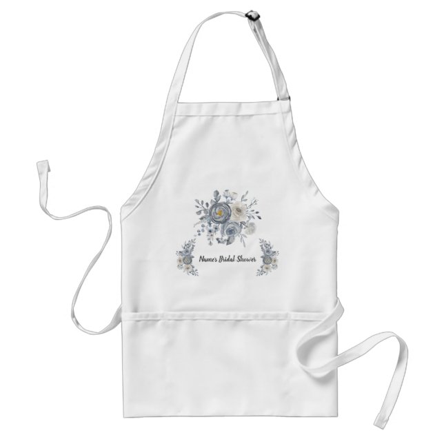 Delantal ¡Personalízame! Ducha nupcial Apron-Autografiable (Frente)