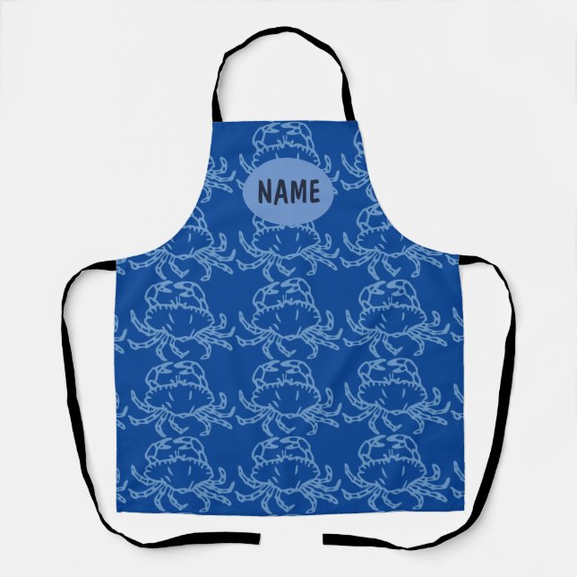 Delantal Personalizar apron del cocinero de mariscos del pa (Anverso)
