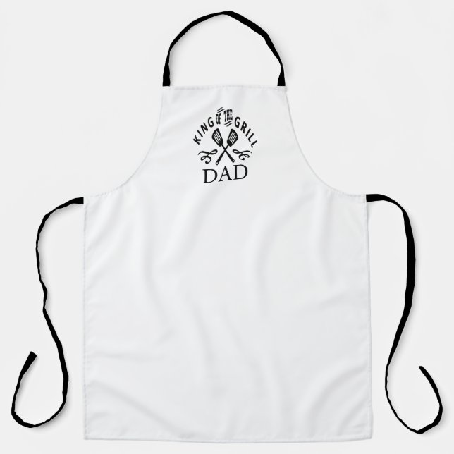 Delantal Personalizar BBQ Apron - King Of The Grill (Anverso)