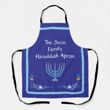 Personalizar Blue HANUKKAH Menorah