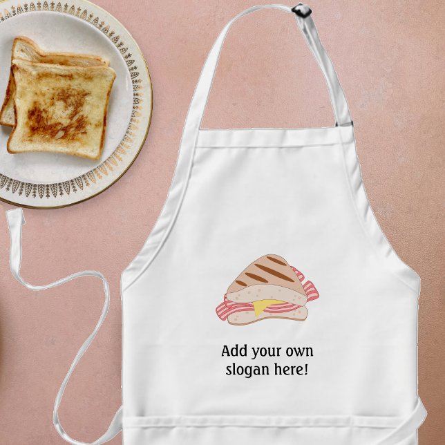 Delantal Personalizar de este gráfico de Bacon Sandwich (Subido por el creador)