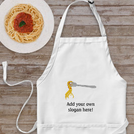Delantal Personalizar esta gráfica de Spaghetti Pasta