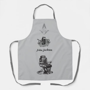 Delantal Personalizar Freemason Barber