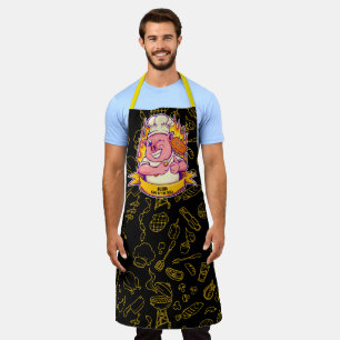 Delantal Personalizar Funny Barbecue Chef Hog Pig Grilling