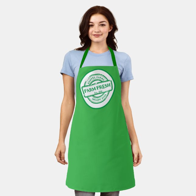 Delantal Personalizar Genérico Granja Veggies Eggs Promo (Gastado)