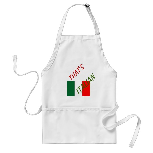 DELANTAL  PERSONALIZAR ITALIA APRON (Frente)
