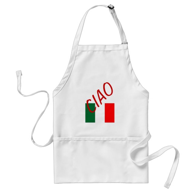 DELANTAL  PERSONALIZAR ITALIA APRON - CIAO (Frente)
