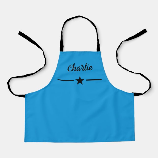 Delantal Personalizar Kids Apron Blue (Anverso)