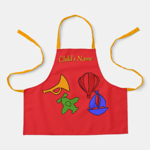 Delantal Personalizar la colección de juguetes niños de la