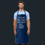Delantal Personalizar Nombre texto minimalista blanco elega<br><div class="desc">Personalizar Nombre texto minimalista elegante azul azul Apron Personalizar,  personalizable con nombre,  cita,  frase o texto Excelente para cocineros,  chefs,  cerámica,  cerámica,  artesanía,  trabajo,  cocina,  horneado,  barbacoa,  parrilla,  y también negocios y tiendas,  etc</div>
