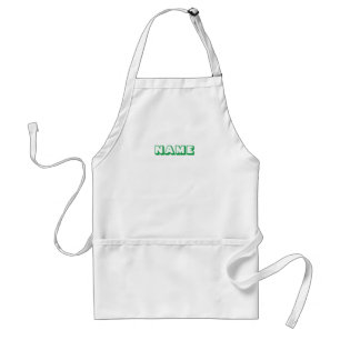 Delantal Personalizar personalizado con NOMBRE monograma in