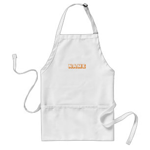 Delantal Personalizar personalizado con NOMBRE monograma in