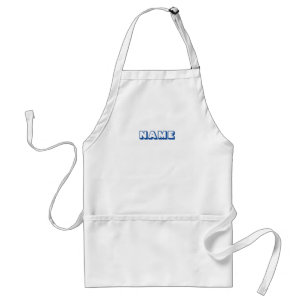 Delantal Personalizar personalizado con NOMBRE monograma in
