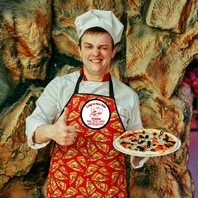 Delantal Personalizar restaurante de pizza Chef de pizza de (This )