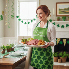 Delantal Personalize Irish Kitchen St Patrick's Day