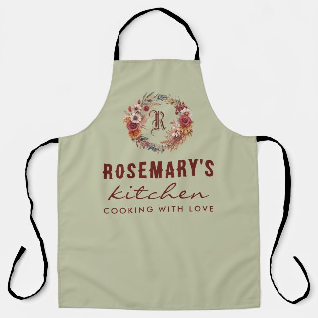 Delantal Personalized Apron For Women Gifts (Anverso)