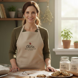 Delantal Personalized apron Oven apron Gift for mom baker 