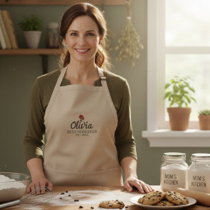 Delantal Personalized apron Oven apron Gift for mom baker 