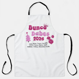 Delantal Personalized Bunco Babe 