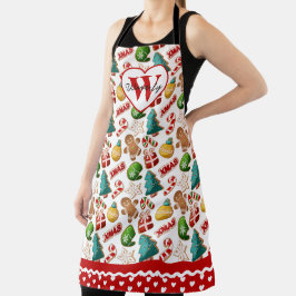 Delantal Personalized Christmas Gingerbread Cookies Baking