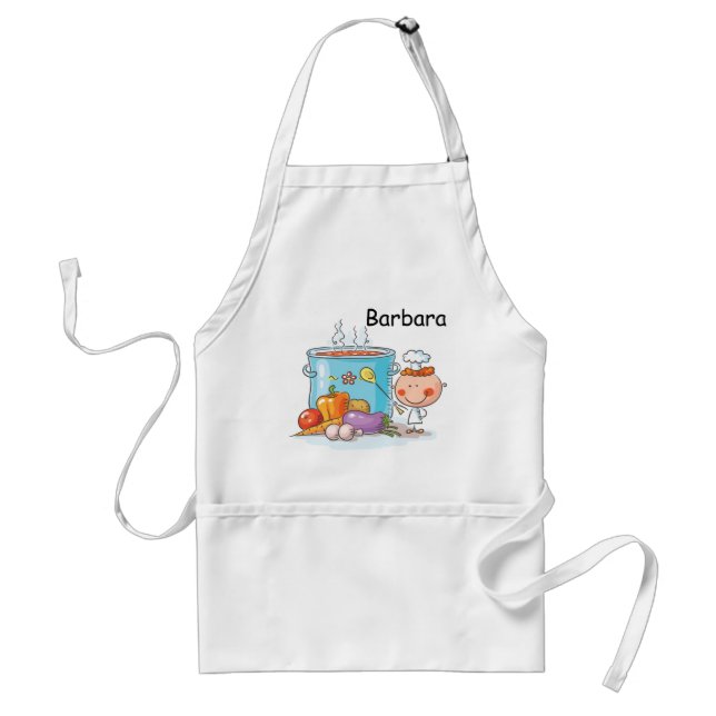 Delantal Personalized Cooking Adult Apron (Frente)