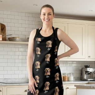 Delantal Personalized Face and Name Apron, Custom Photo