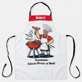 Delantal Personalized Face Photo Apron - Custom Gift!