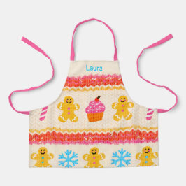 Delantal Personalized Gingerbread Baking Apron