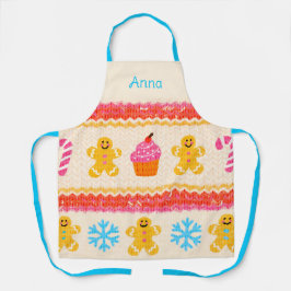 Delantal Personalized Gingerbread Baking Apron