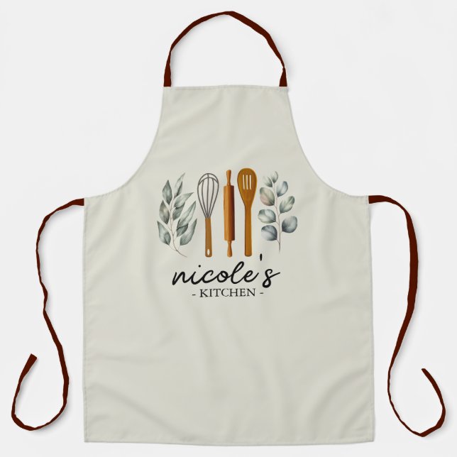 Delantal Personalized Kitchen Utensils Apron (Anverso)