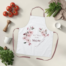 Delantal Personalized Mothers Day Apron for Mom