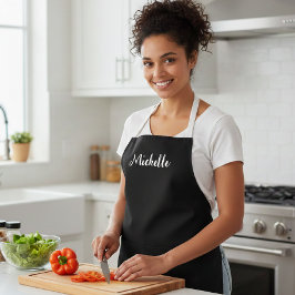 Delantal Personalized name, Custom barista apron