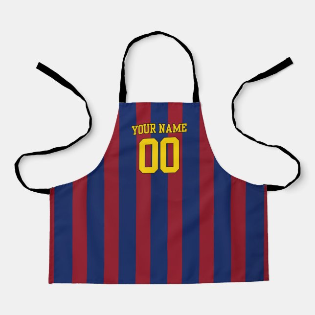 Delantal  Personalized Name & Number Apron FCB (Anverso)