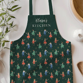 Delantal Personalized Nutcracker Cocktail Party Christmas