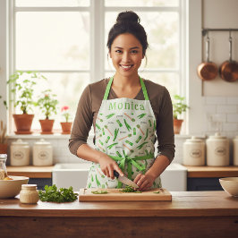 Delantal Personalized Pandan Leaf Apron 