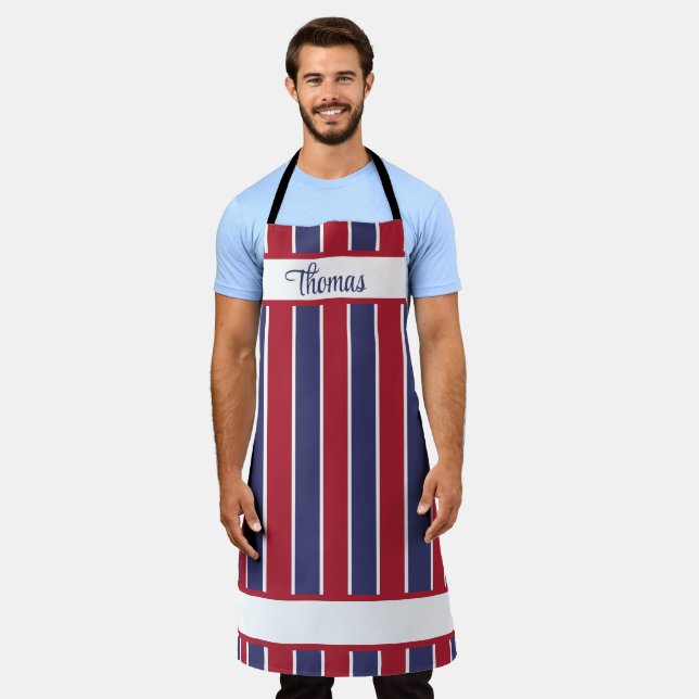 Delantal Personalized Patriotic Apron (Gastado)