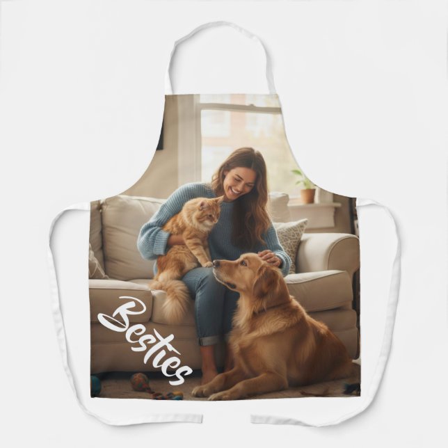 Delantal Personalized Photo Apron For Pet Lovers (Anverso)