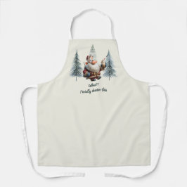 Delantal Personalized Santa Apron
