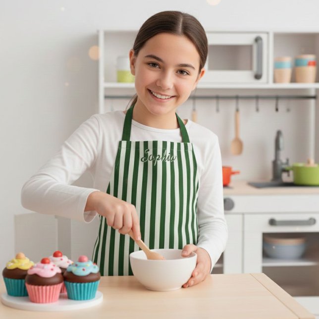 Delantal Personalized Stripe Apron for Kids and Adults (Subido por el creador)