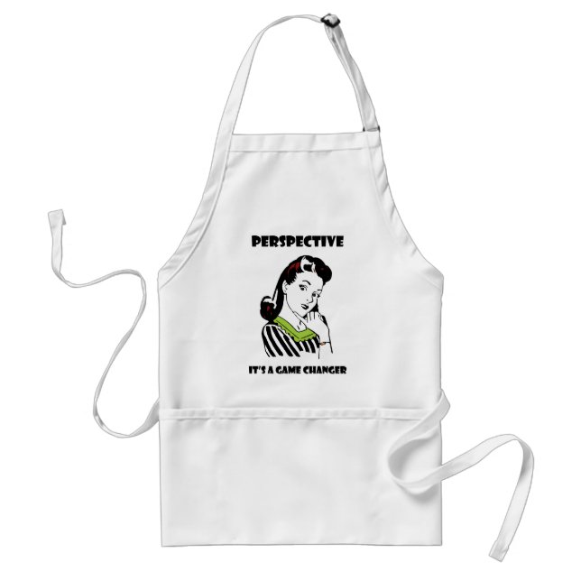 Delantal Perspectiva - Es un cambio de juego (Frente)