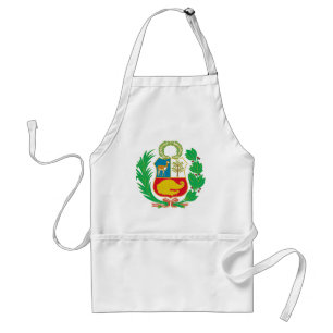 Delantal Perú - escudo Nacional (emblema nacional)