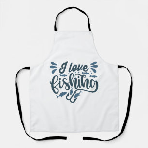 Delantal Pesca en barco de pesca como pescador