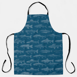 Delantal Pescado azul