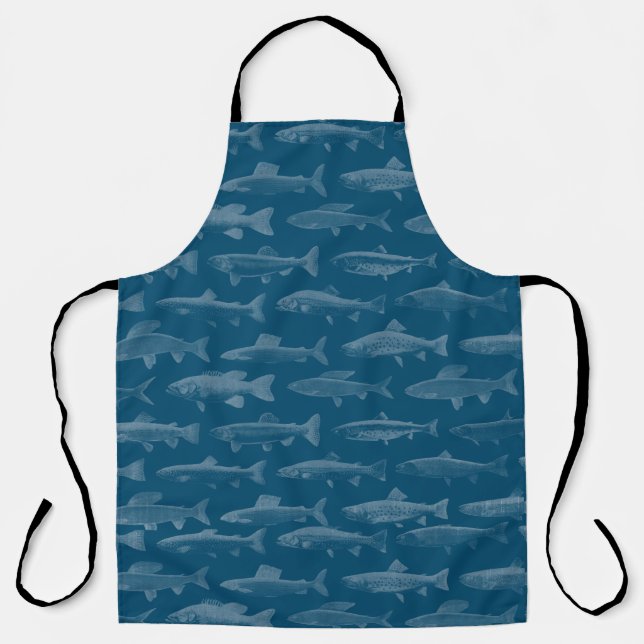 Delantal Pescado azul (Anverso)